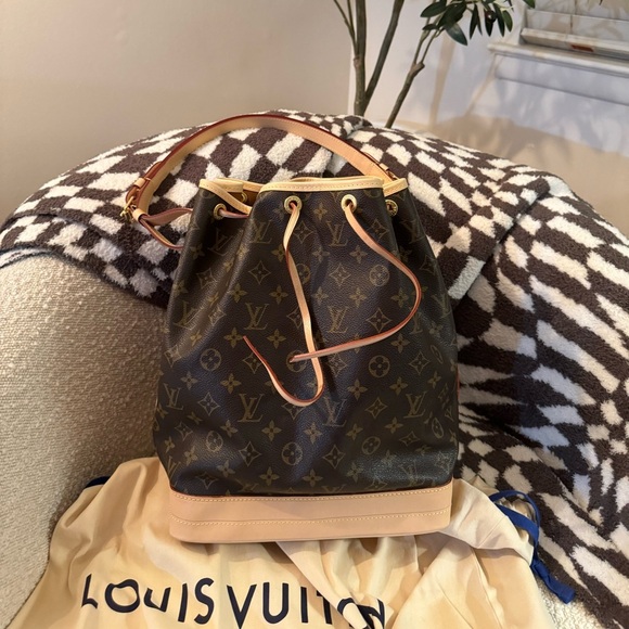 ✨AUTHENTIC✨ Louis Vuitton Monogram Noe Shoulder Bag -Vintage/Repaired … - Picture 17 of 17